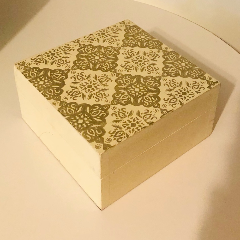 Wooden storage box